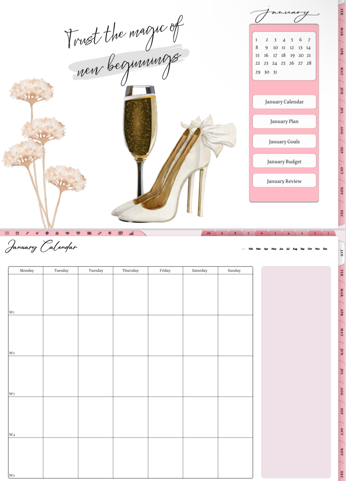 The Ultimate Girl Boss Digital Planner