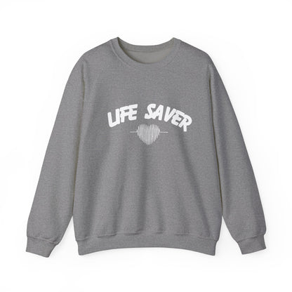 Oversized Life Saver Crewneck Sweatshirt