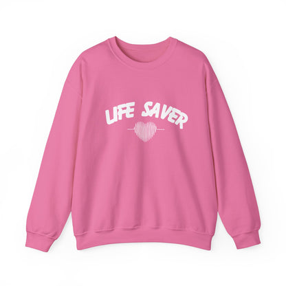 Oversized Life Saver Crewneck Sweatshirt